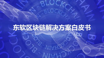 东软重磅发布区块链解决方案白皮书，赋能产业数字化转型